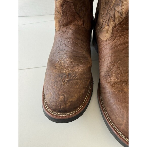 Laredo Men\'s 12 D Pinetop Western Boot 7905 Blemish Worn Leather Country Cowboy main image 14
